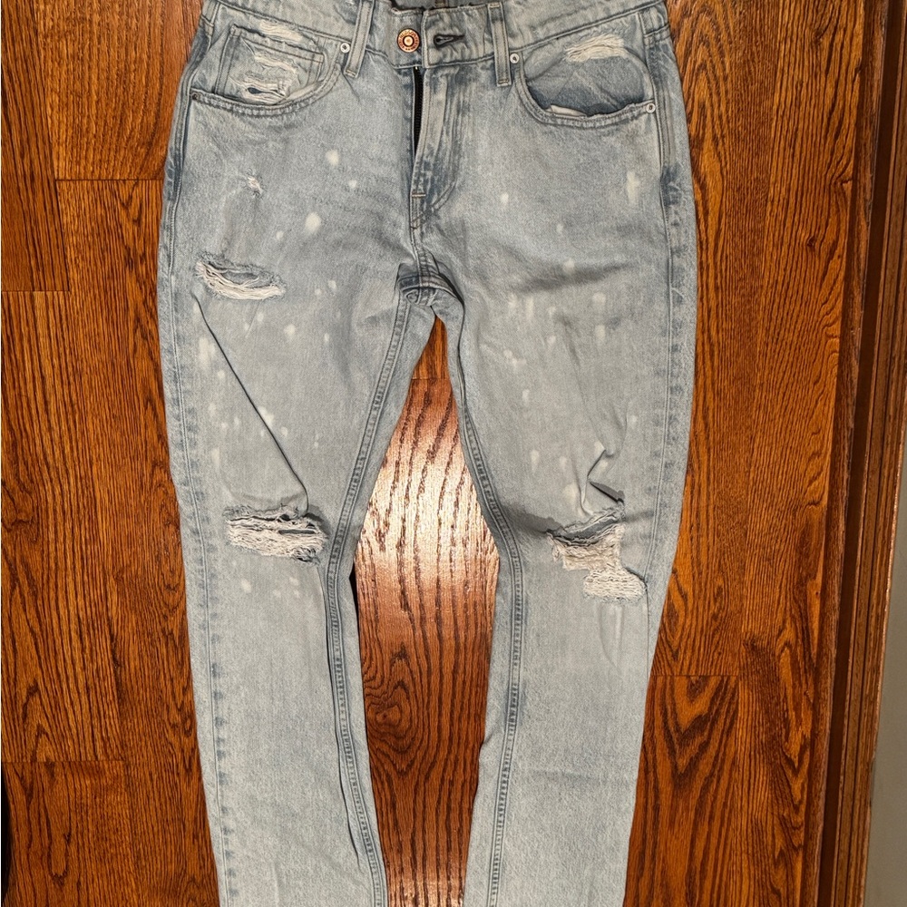 Hudson Light Blue Distressed Men's Jeans
